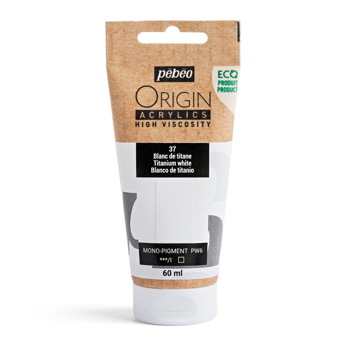 ORIGIN ACRYLICS 60 ML BLANC DE TITANE