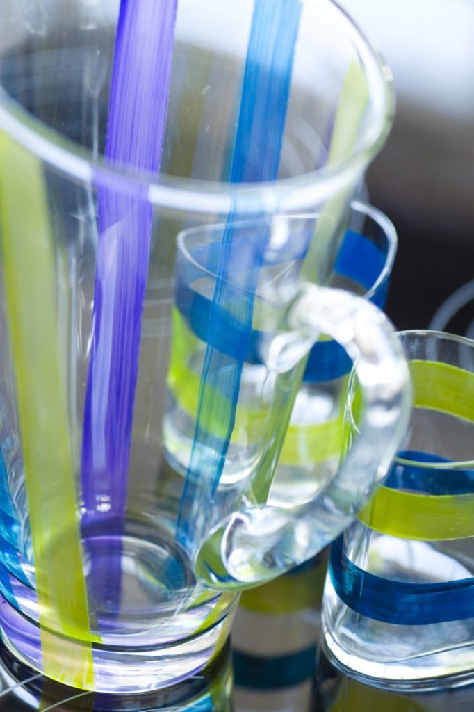 Pébéo Peinture sur Verre VITREA 160 BRILLANT 45 ML LAZULI Photo de réalisation