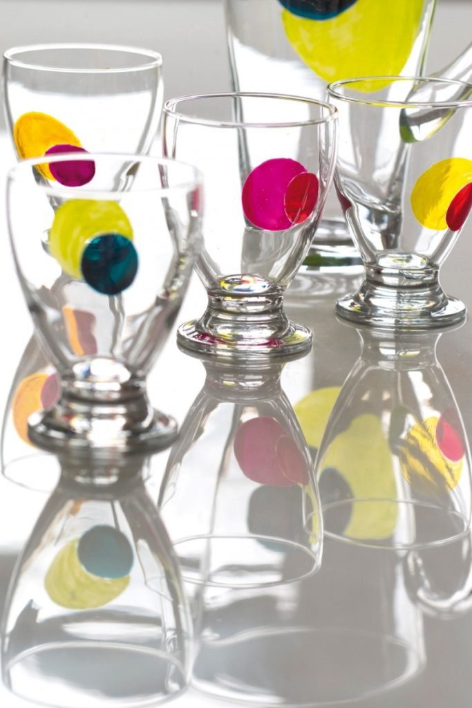 Pébéo Peinture sur Verre VITREA 160 BRILLANT 45 ML JAUNE SAFRAN Photo de réalisation