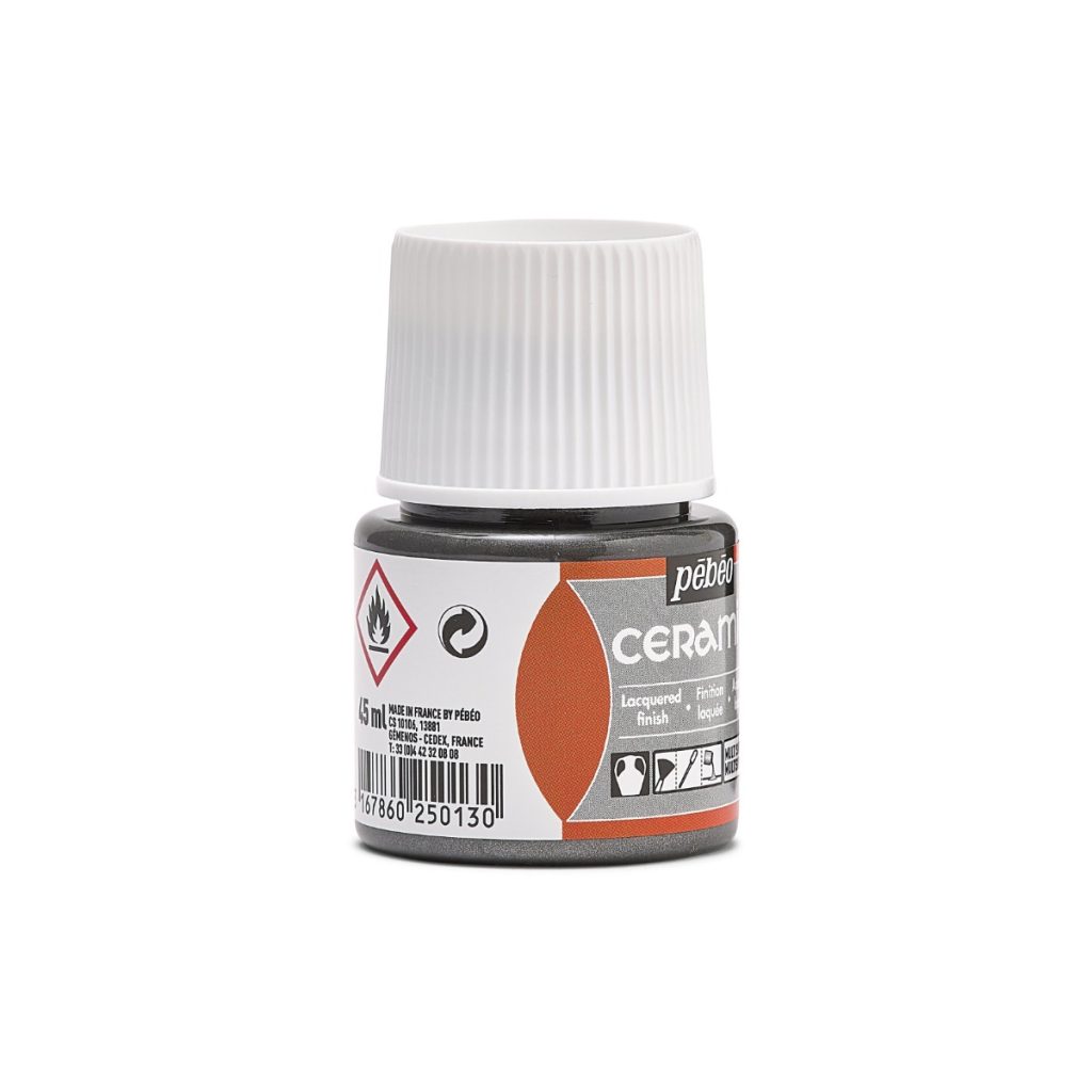 Pébéo Peinture sur Céramique CERAMIC 45 ML MÉTALLISÉ Vue de droite