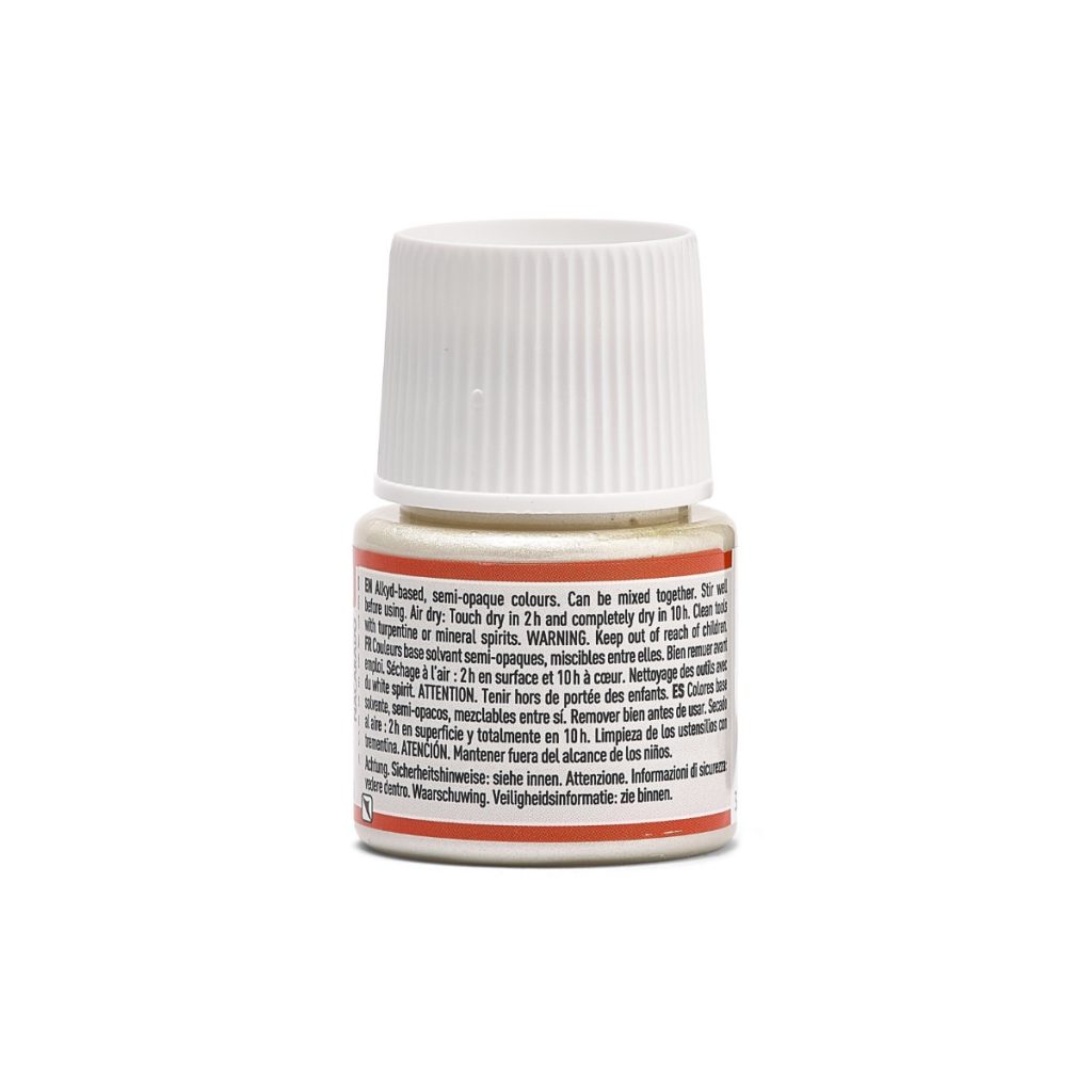 Pébéo Peinture sur Céramique CERAMIC 45 ML NACRE Vue de dos