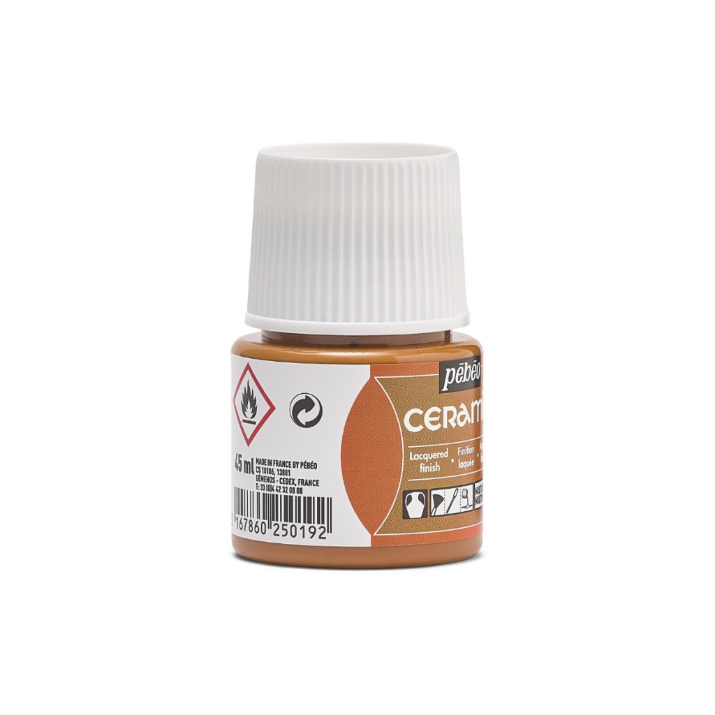 Pébéo Peinture sur Céramique CERAMIC 45 ML CHAMOIS Vue de droite