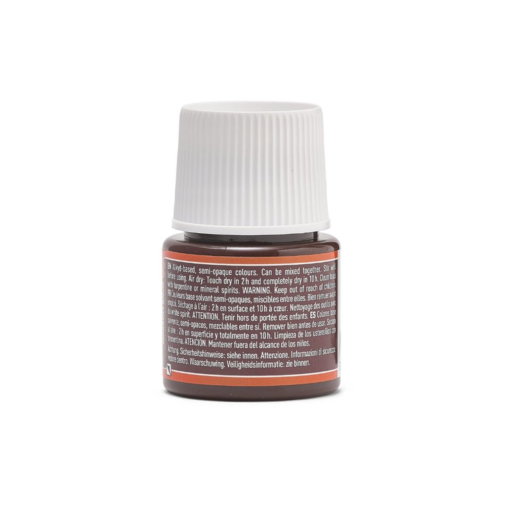 Pébéo Peinture sur Céramique CERAMIC 45 ML BRUN ROUGE Vue de dos