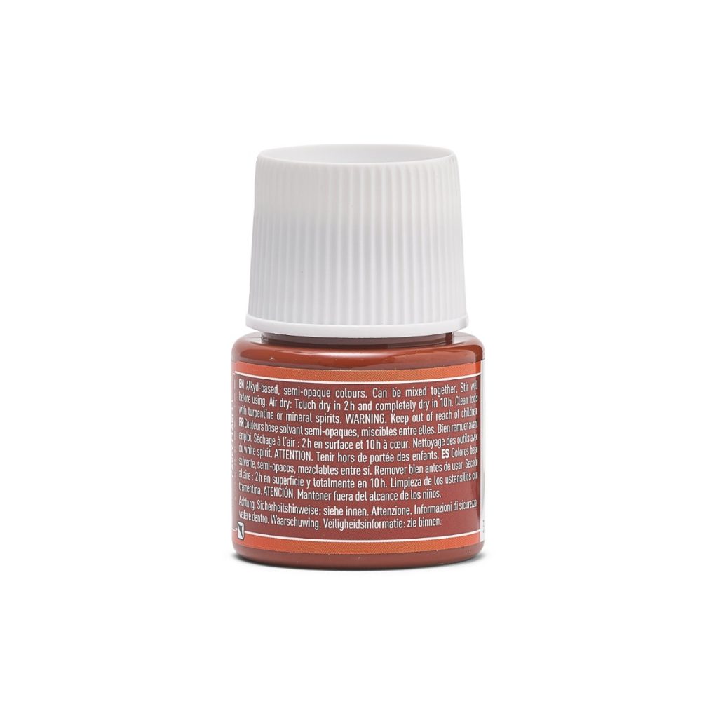Pébéo Peinture sur Céramique CERAMIC 45 ML BRUN ÉCAILLE CLAIR Vue de dos