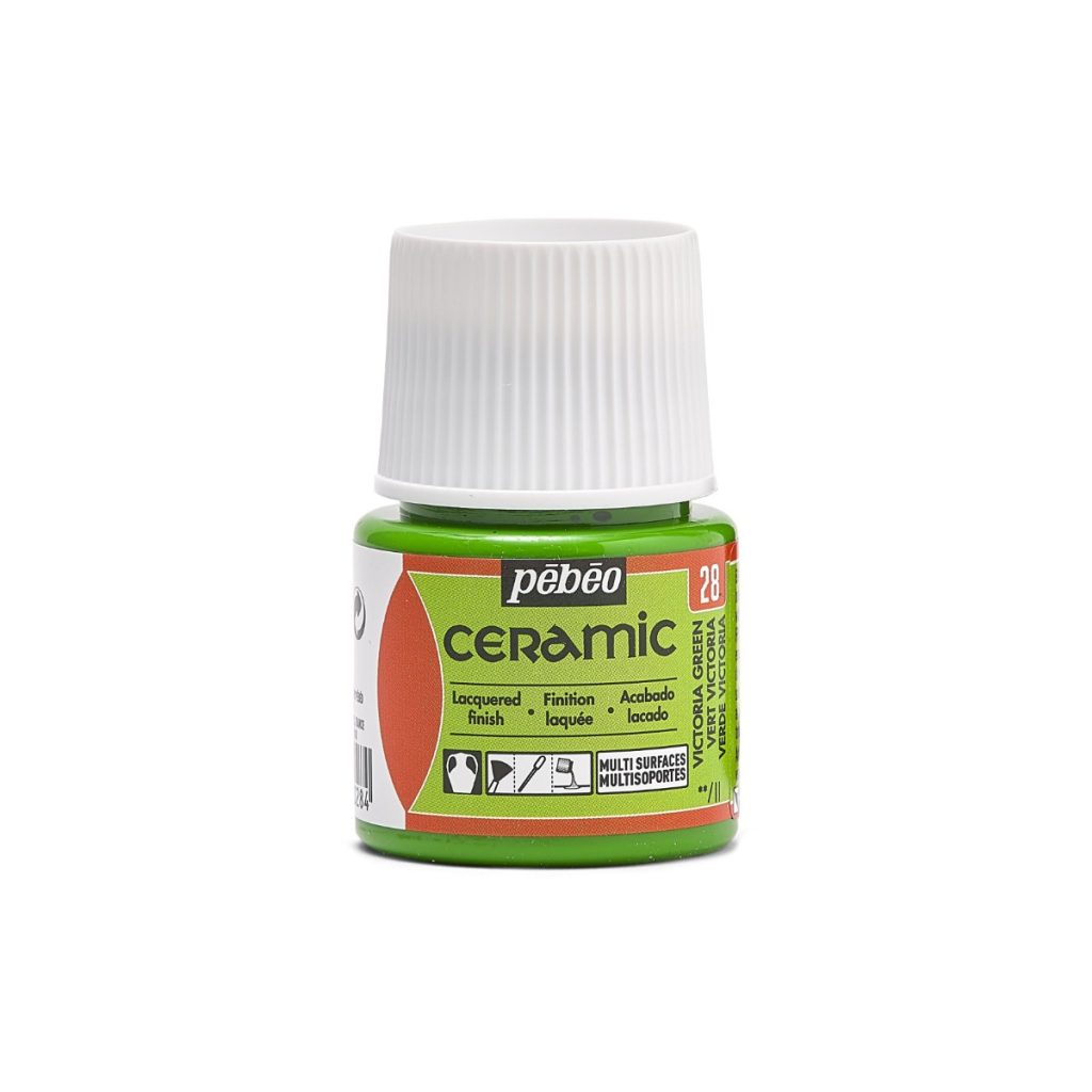 Pébéo Peinture sur Céramique CERAMIC 45 ML VERT VICTORIA Vue de face