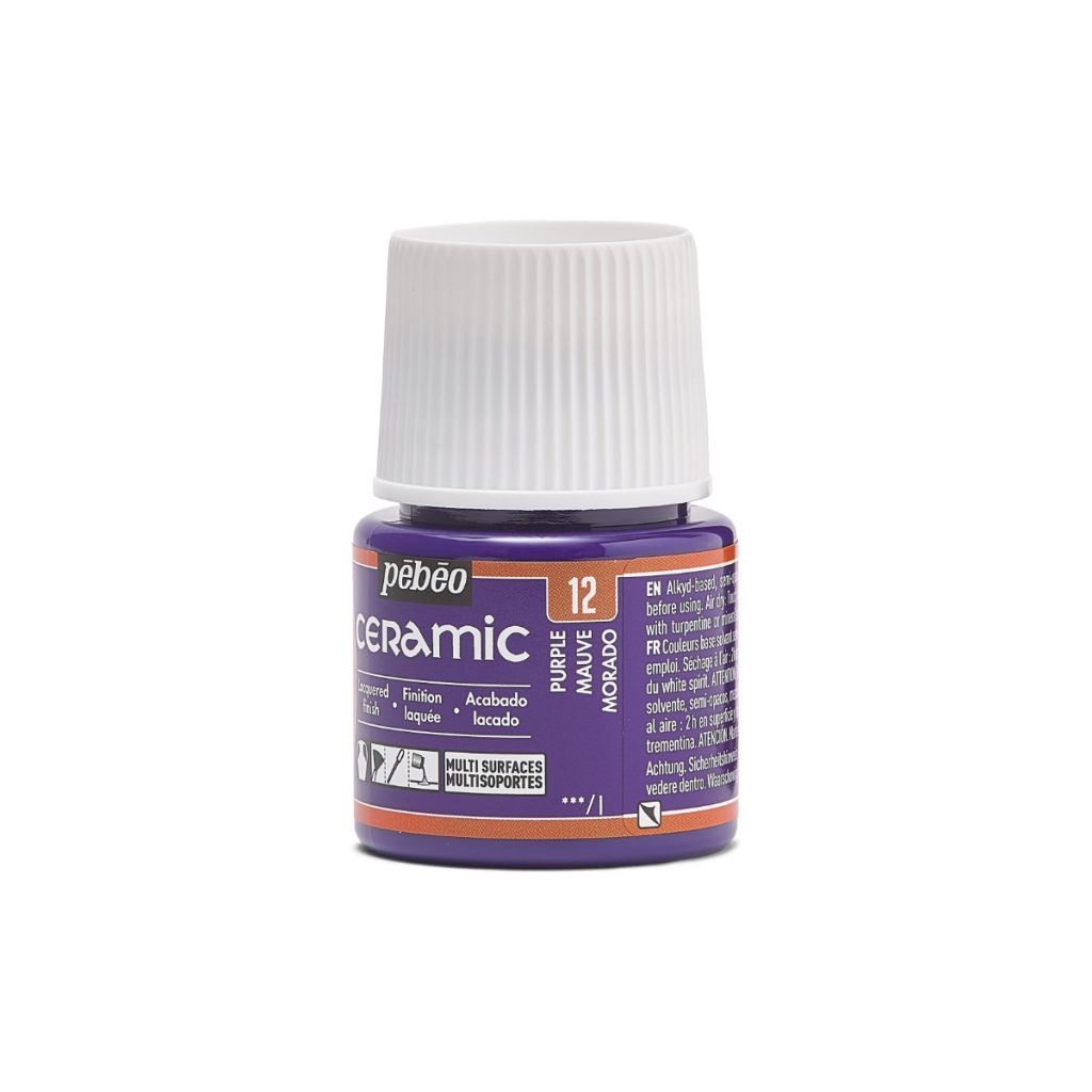 Pébéo Peinture sur Céramique CERAMIC 45 ML MAUVE Vue de gauche