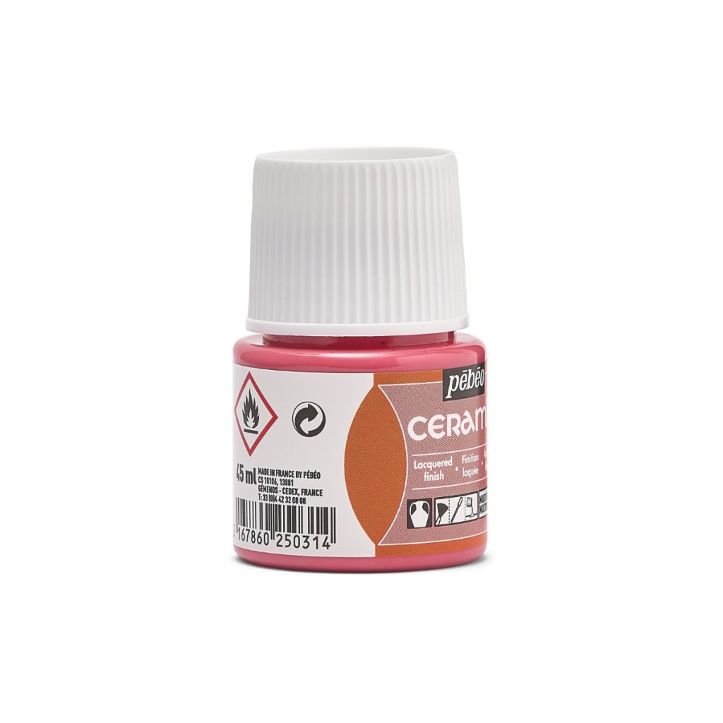 Pébéo Peinture sur Céramique CERAMIC 45 ML CYCLAMEN Vue de droite