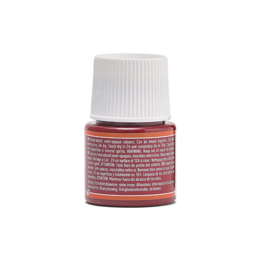 Pébéo Peinture sur Céramique CERAMIC 45 ML GRENAT Vue de dos