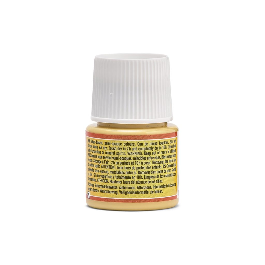 Pébéo Peinture sur Céramique CERAMIC 45 ML JAUNE CLAIR Vue de dos