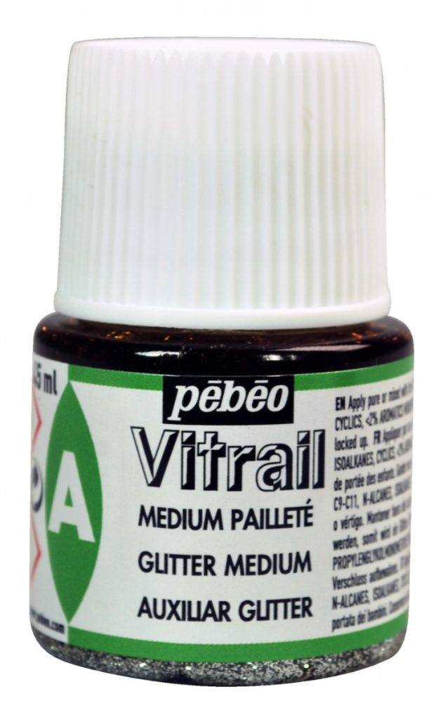 Pébéo MÉDIUM PAILLETÉ VITRAIL 45 ML Vue de face
