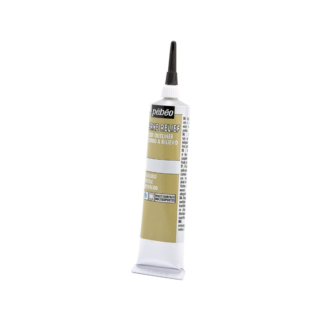 Pébéo Peinture Relief CERNE RELIEF 37 ML OR PÂLE Vue de gauche