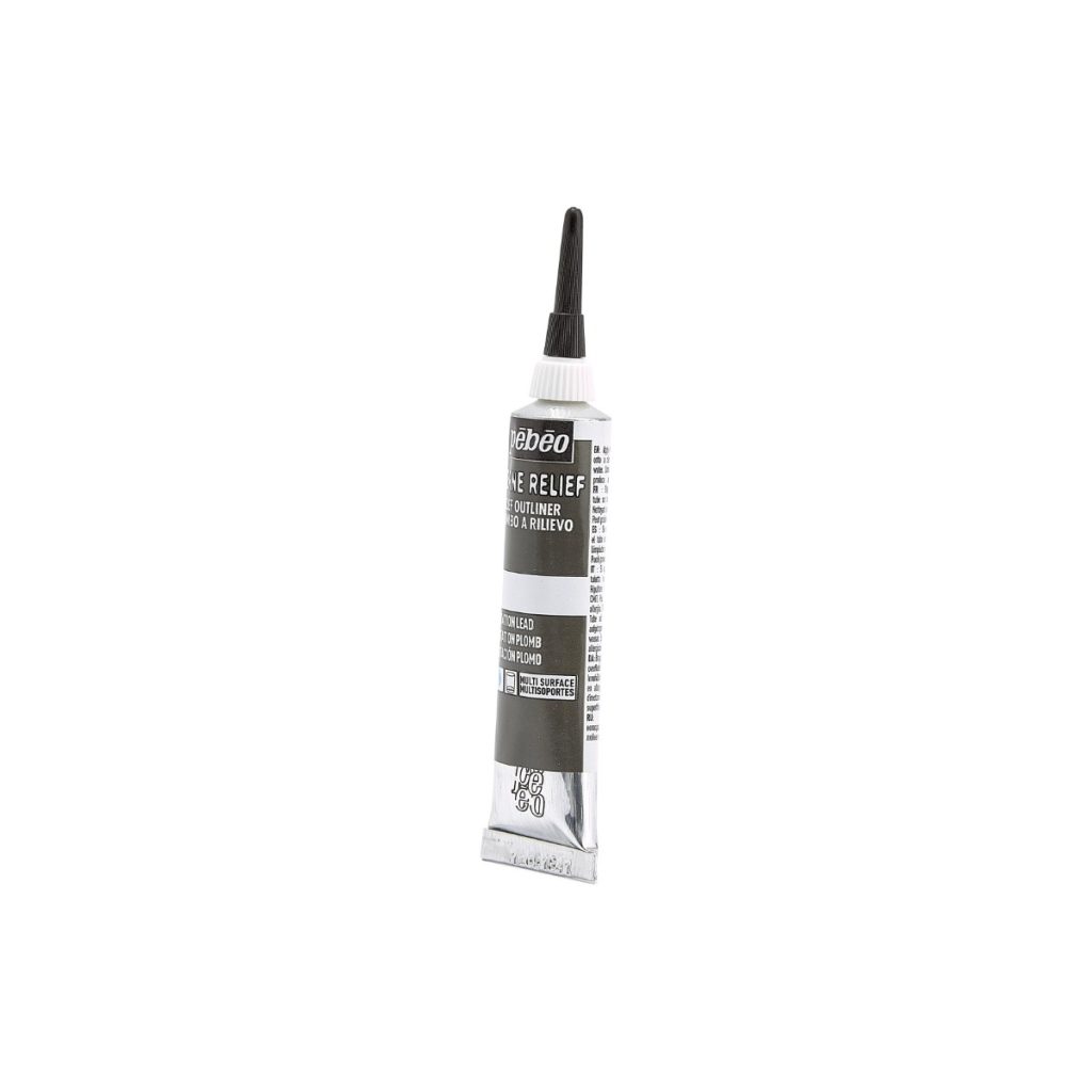 Pébéo Peinture Relief CERNE RELIEF 20 ML IMITATION PLOMB Vue de gauche