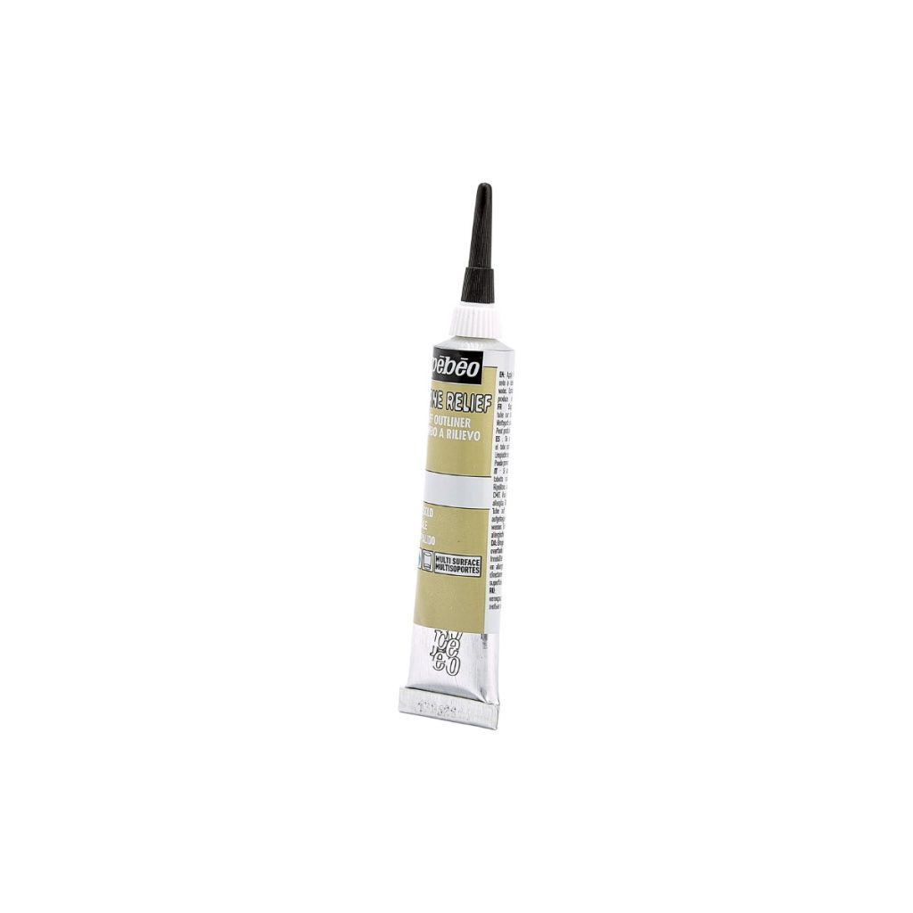 Pébéo Peinture Relief CERNE RELIEF 20 ML OR PÂLE Vue de gauche
