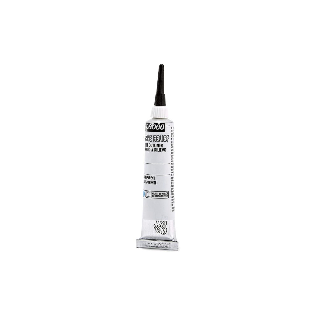 Pébéo Peinture Relief CERNE RELIEF 20 ML TRANSPARENT Vue de gauche