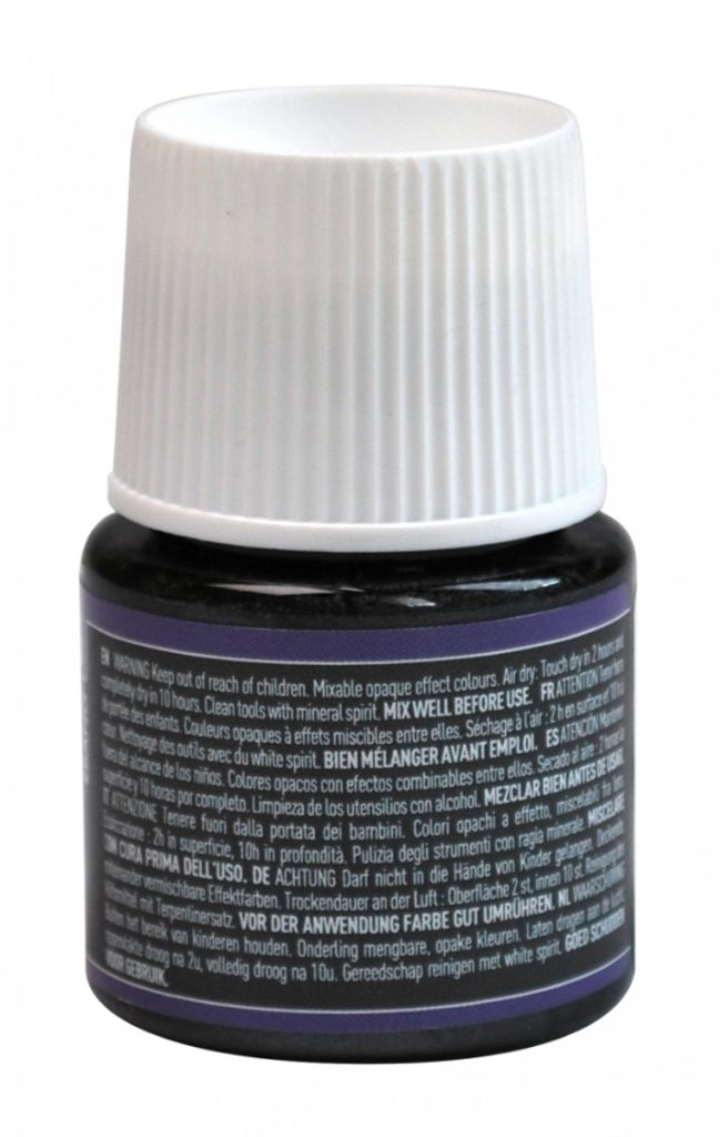 Pébéo Peinture à Effet Martelé FANTASY MOON 45 ML ÉBÈNE Vue de dos