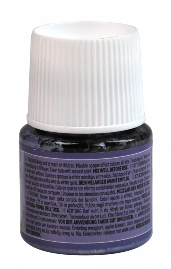 Pébéo Peinture à Effet Martelé FANTASY MOON 45 ML LILAS Vue de dos