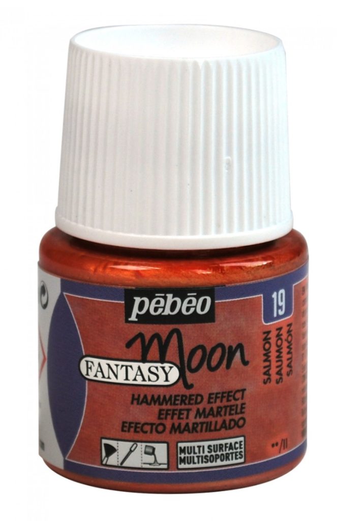 Pébéo Peinture à Effet Martelé FANTASY MOON 45 ML CORAIL Vue de face