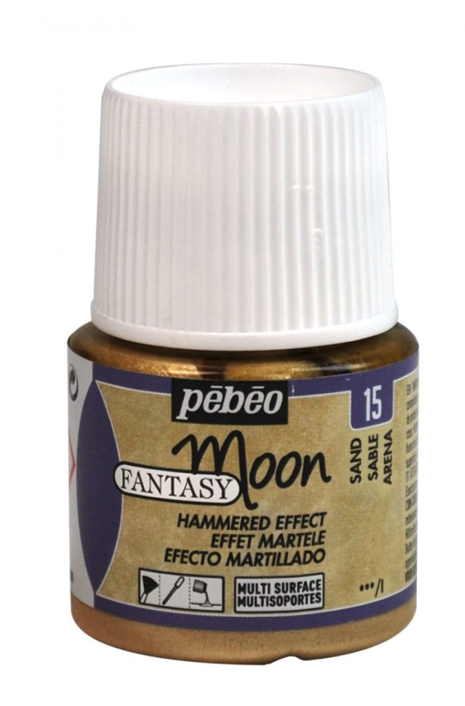 Pébéo Peinture à Effet Martelé FANTASY MOON 45 ML SABLE Vue de face
