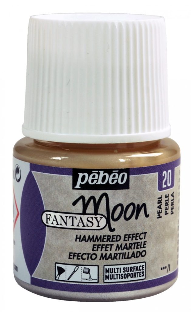 Pébéo Peinture à Effet Martelé FANTASY MOON 45 ML PERLE Vue de face