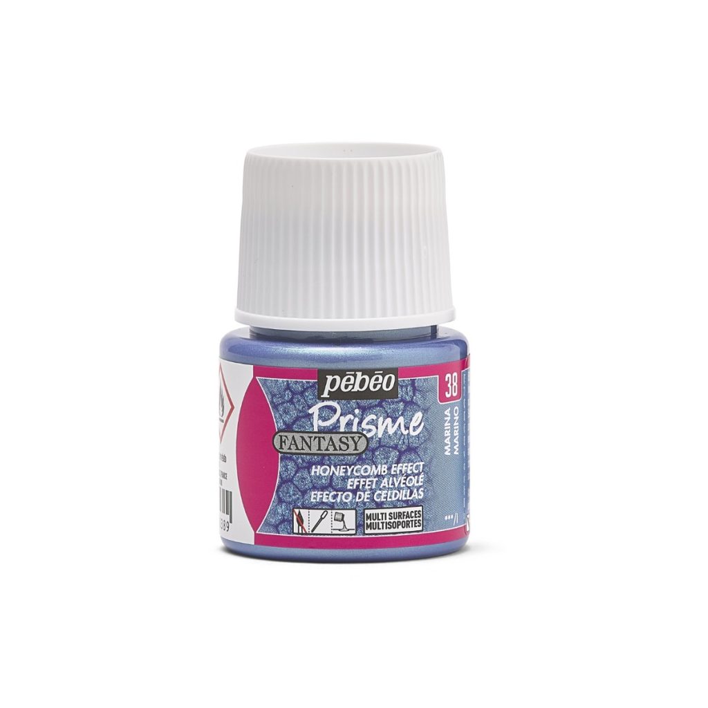 Pébéo Peinture à Effet Alvéolé FANTASY PRISME 45 ML MARINA Vue de face