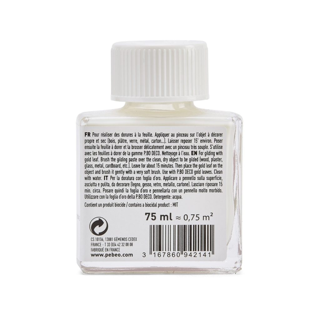 Pébéo DECO 75 ML AUXILIAIRE MIXTION Vue de dos