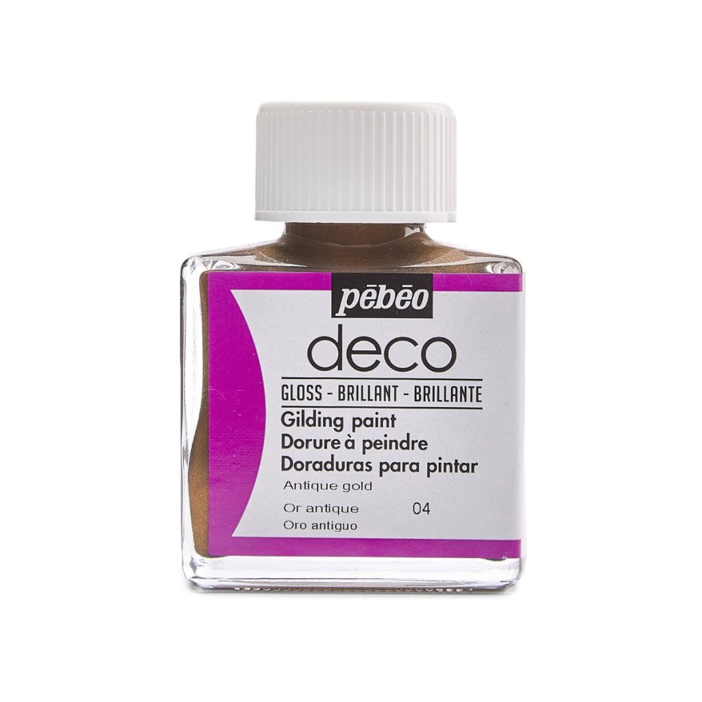Pébéo Peinture Dorure DECO DORURE A PEINDRE 75 ML OR ANTIQUE Vue de face