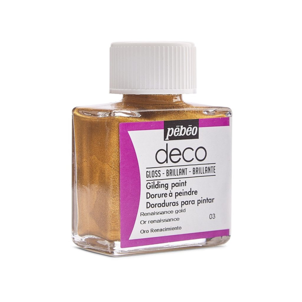 Pébéo Peinture Dorure DECO DORURE A PEINDRE 75 ML OR RENAISSANCE Vue de droite