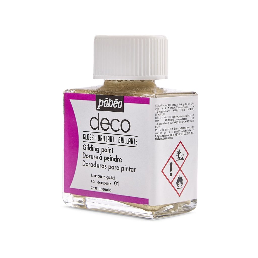 Pébéo Peinture Dorure DECO DORURE A PEINDRE 75 ML OR EMPIRE Vue de gauche