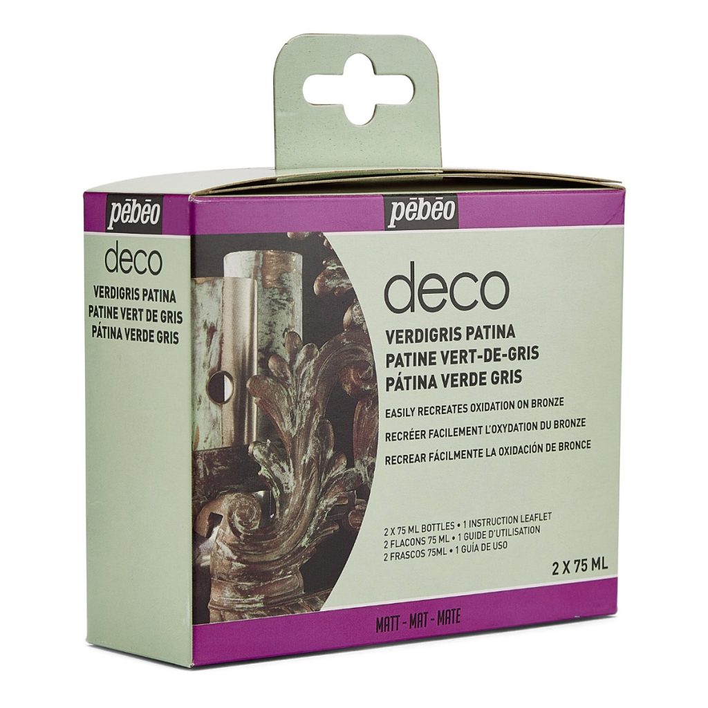 Pébéo DECO AUXILIAIRES KIT PATINE VERT DE GRIS Vue de droite