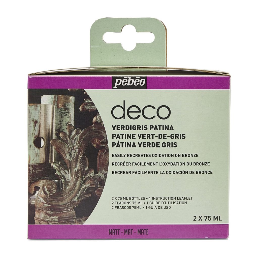Pébéo DECO AUXILIAIRES KIT PATINE VERT DE GRIS Vue de face