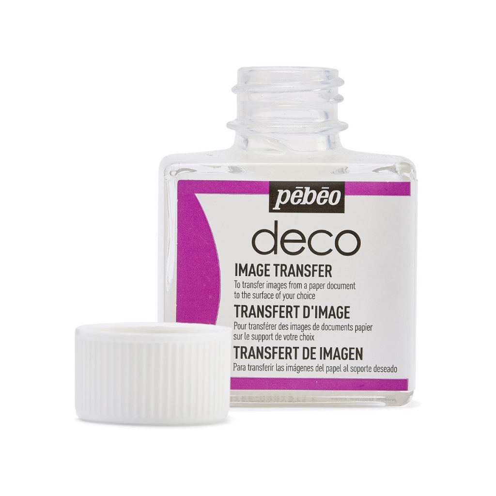 Pébéo DECO AUXILIAIRES 75 ML TRANSFERT D'IMAGE Bouchon ouvert