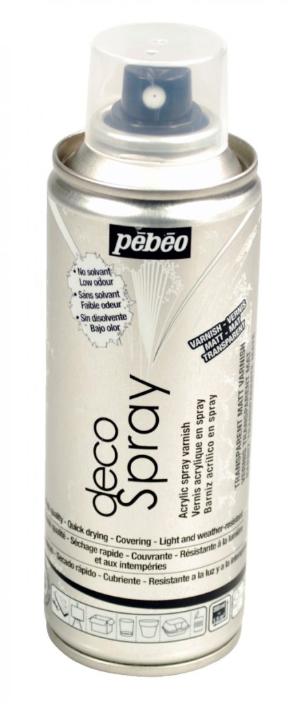 Pébéo Vernis en spray DECOSPRAY 200 ML VERNIS TRANSPARENT MAT Vue de face