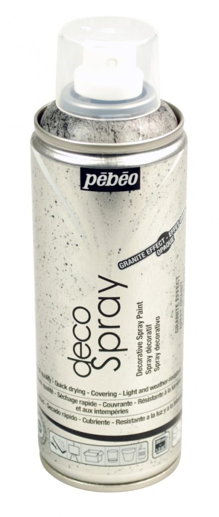 Pébéo Peinture Acrylique en Spray DECOSPRAY 200 ML EFFET PIERRE Vue de face