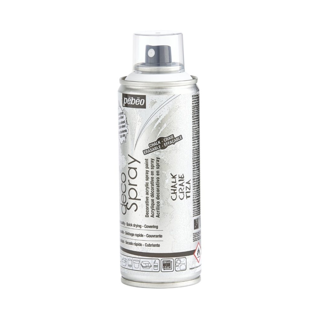 Pébéo Peinture Acrylique en Spray DECOSPRAY 200 ML EFFET CRAIE Vue de gauche