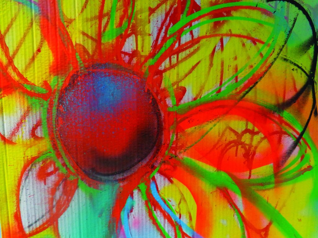 Pébéo Peinture Acrylique en Spray DECOSPRAY 200 ML ORANGE FLUO Photo de réalisation