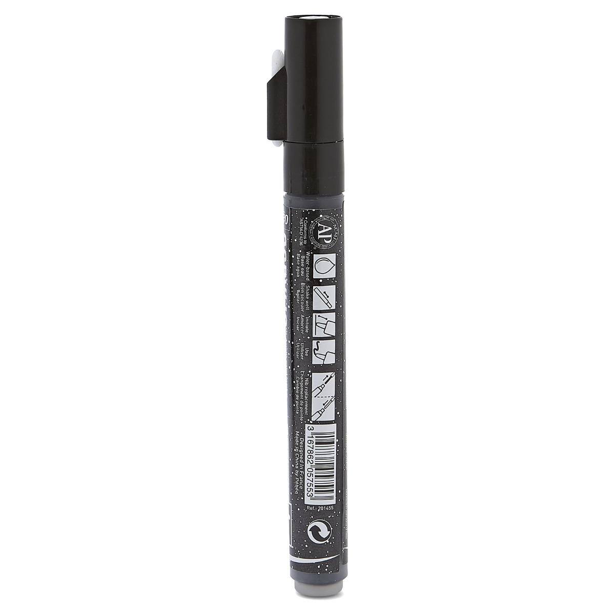 ACRYLIC MARKER POINTE FINE 1,2 MM NOIR PRECIEUX - Image 4