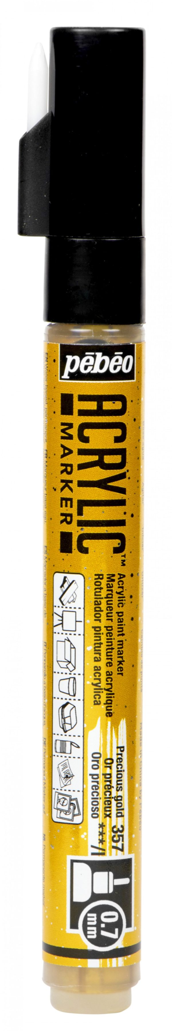 ACRYLIC MARKER POINTE EXTRA FINE 0,7 MM OR PRECIEUX