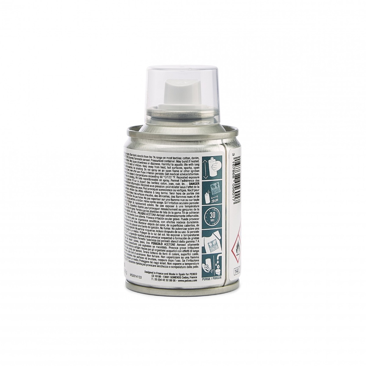 Pébéo 7A SPRAY 100 ML AUXILIAIRE COLLE REPOSITIONNABLE Vue de face