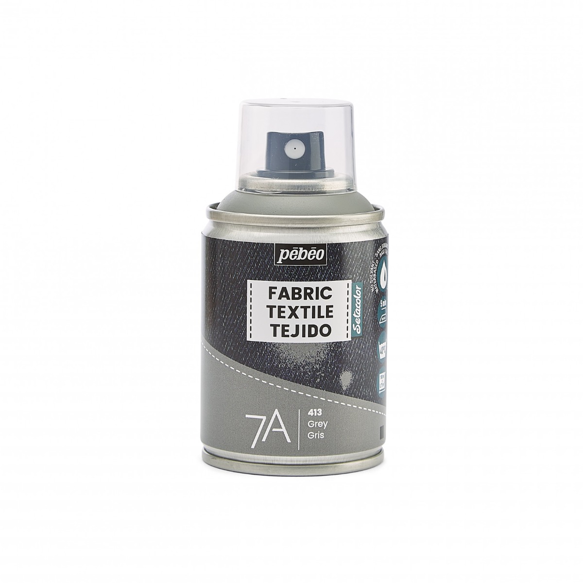 Pébéo Spray Peinture Tissus 7A SPRAY 100 ML GRIS CLAIR Vue de face