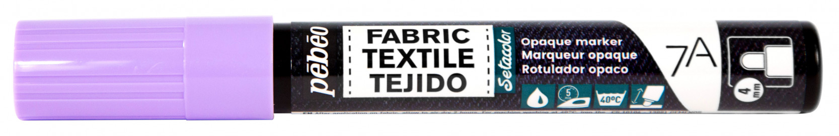 7A MARQUEUR OPAQUE POINTE RONDE 4 MM VIOLET PASTEL - Image 5