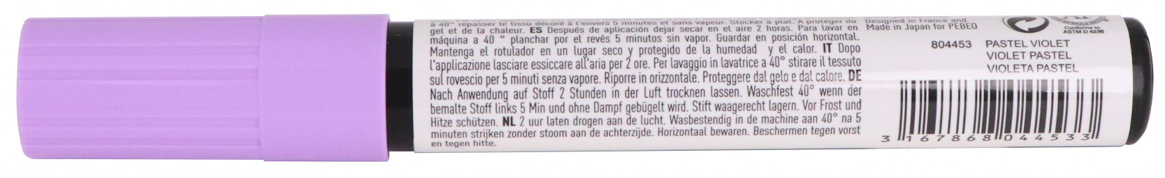7A MARQUEUR OPAQUE POINTE RONDE 4 MM VIOLET PASTEL - Image 4