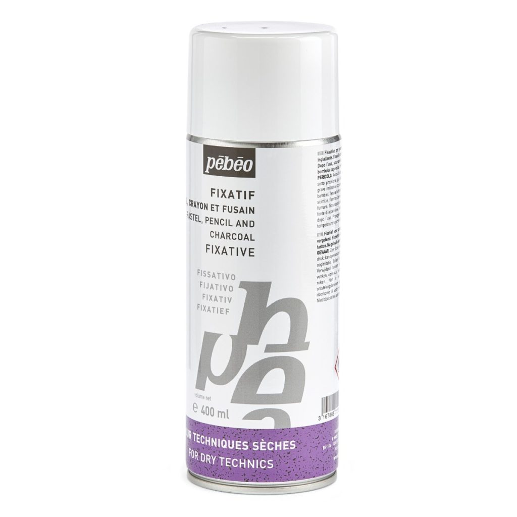 Pébéo FIXATIF PASTELS ET FUSAINS AEROSOL 400 ML Vue de gauche