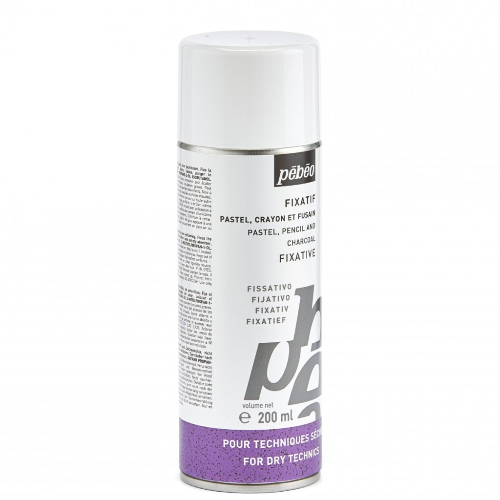 Pébéo FIXATIF PASTELS ET FUSAINS AEROSOL 200 ML Vue de droite
