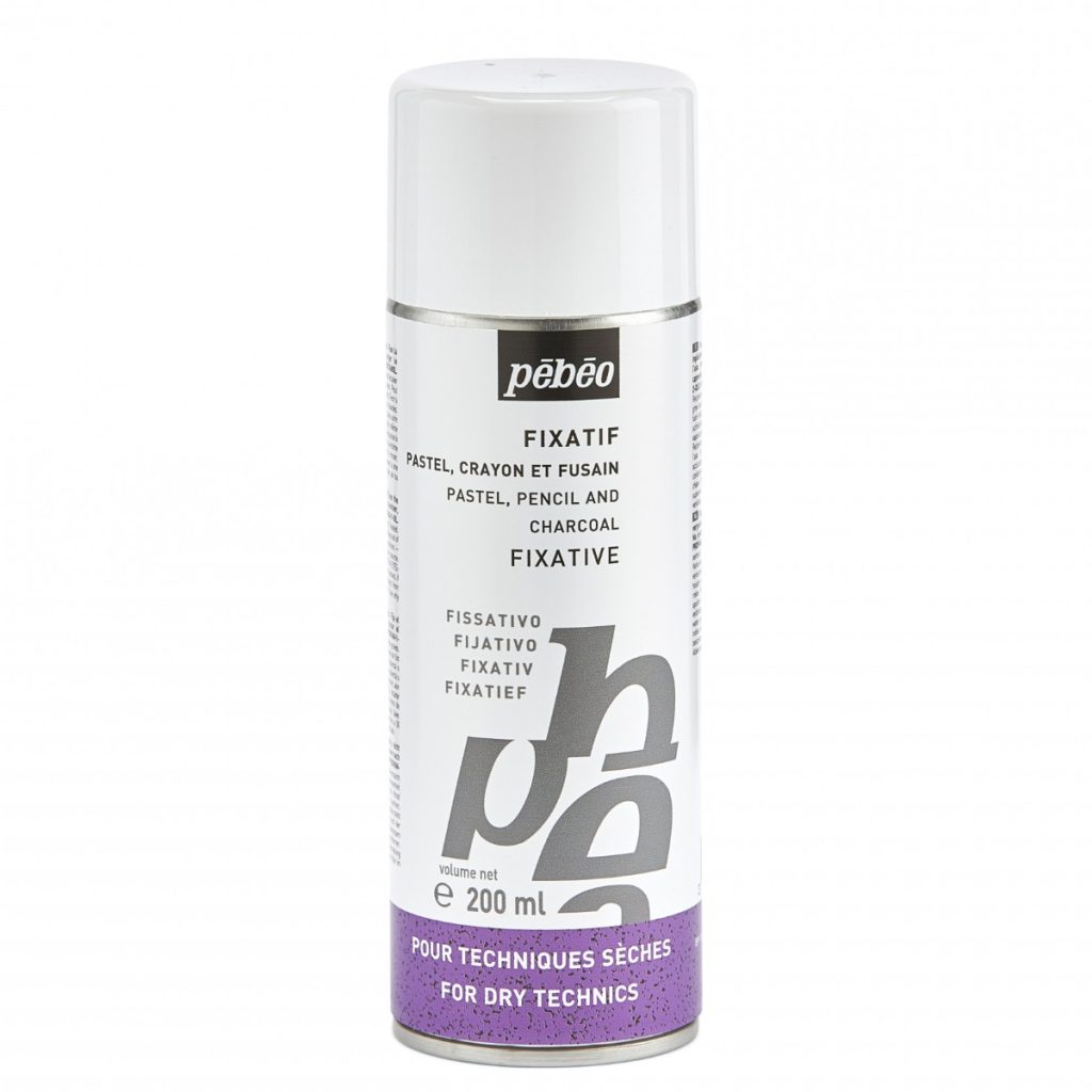 Pébéo FIXATIF PASTELS ET FUSAINS AEROSOL 200 ML Vue de face