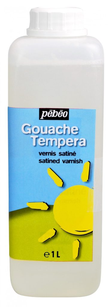 Pébéo VERNIS GOUACHE A L'EAU SATINÉ 1 L Vue de face