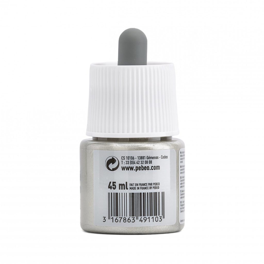 Pébéo MEDIUM ENCRE NACRE 45 ML Vue de dos