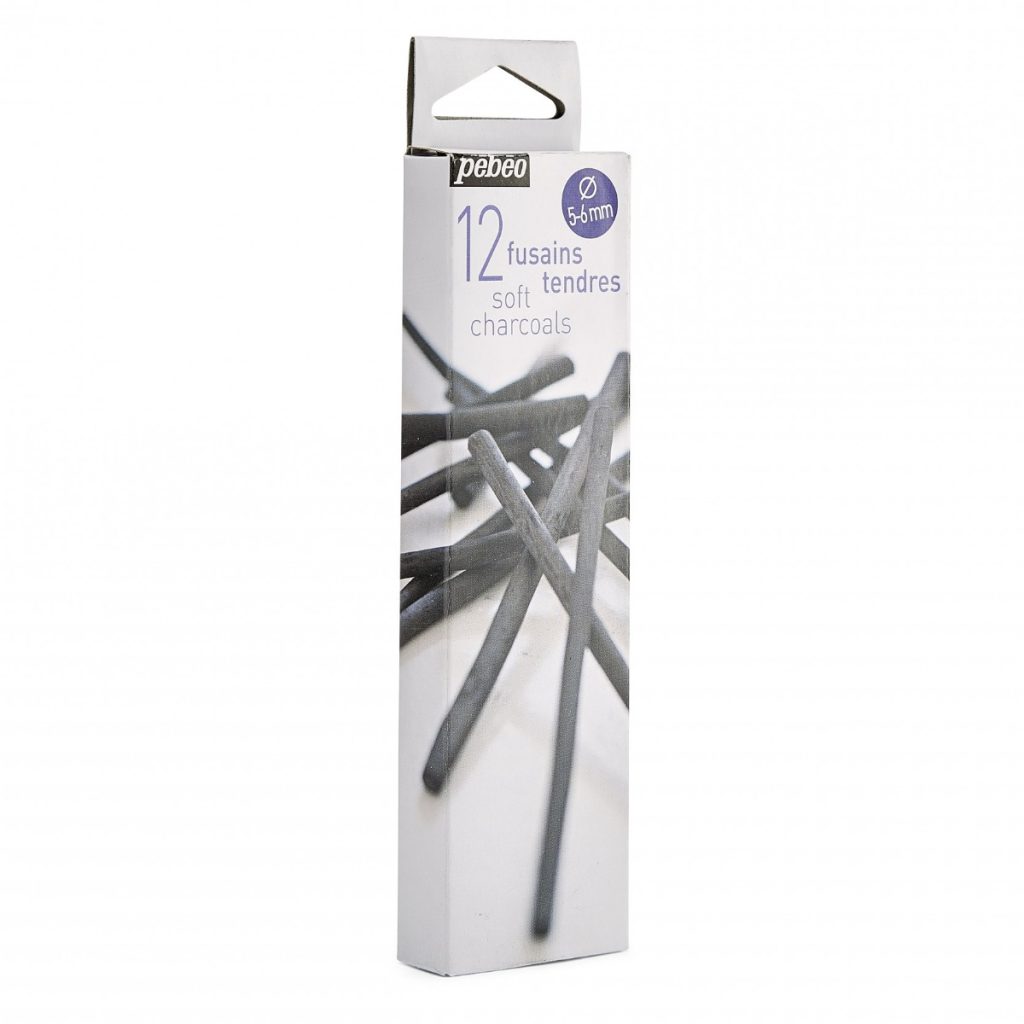 Pébéo FUSAINS TENDRES BOITE DE 12 5 6 MM Vue de droite