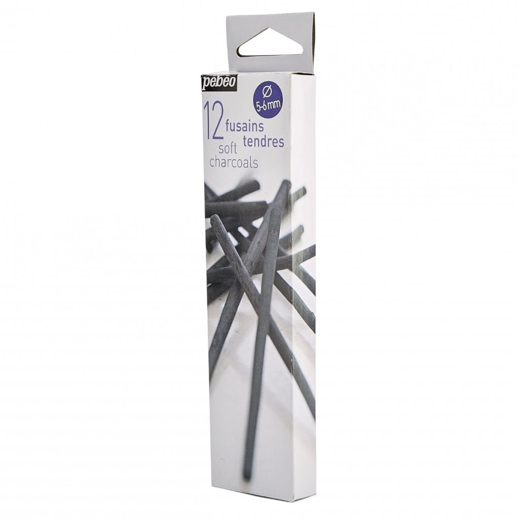 Pébéo FUSAINS TENDRES BOITE DE 12 5 6 MM Vue de gauche