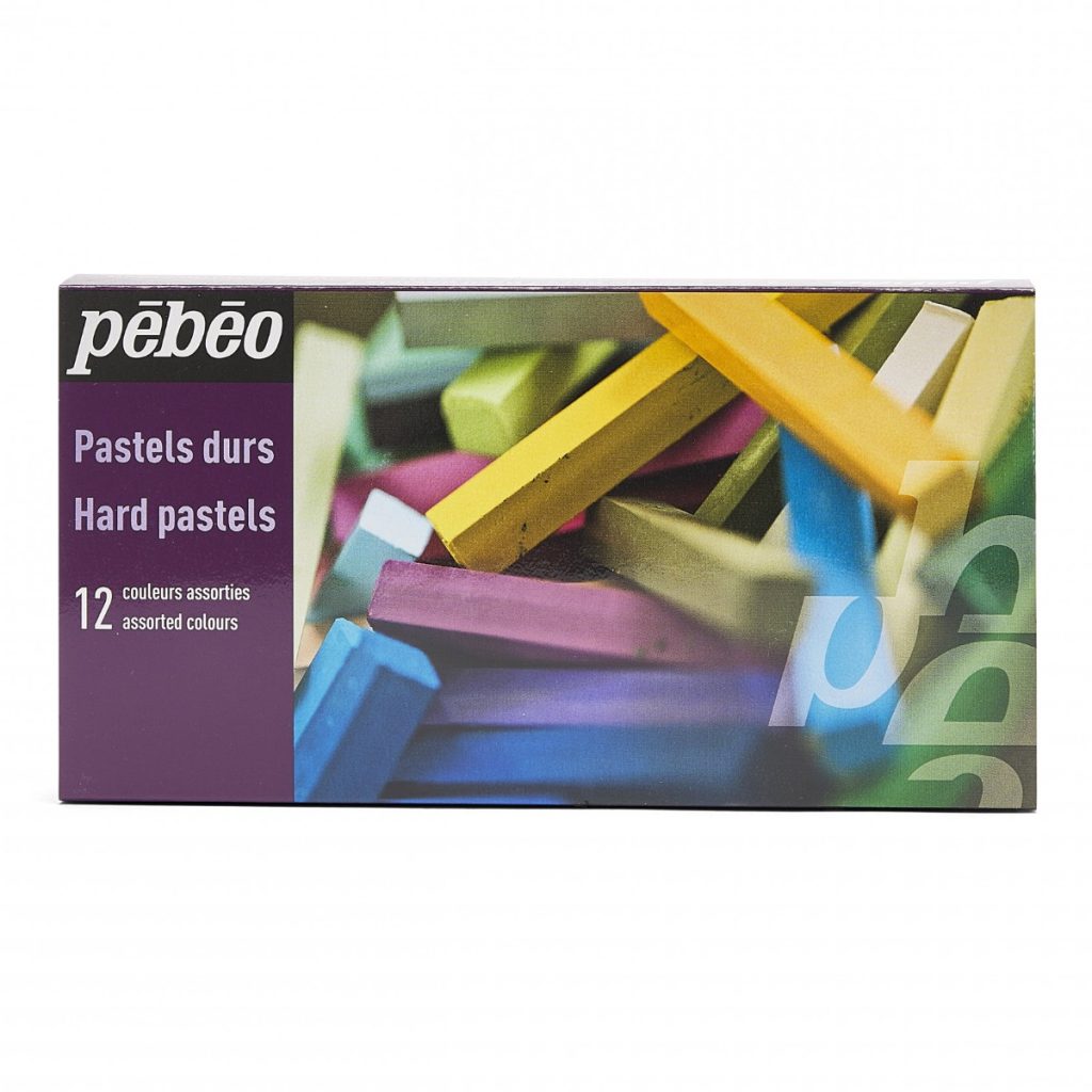 Pébéo PASTELS DURS BOITE DE 12 ASSORTIES Vue de face