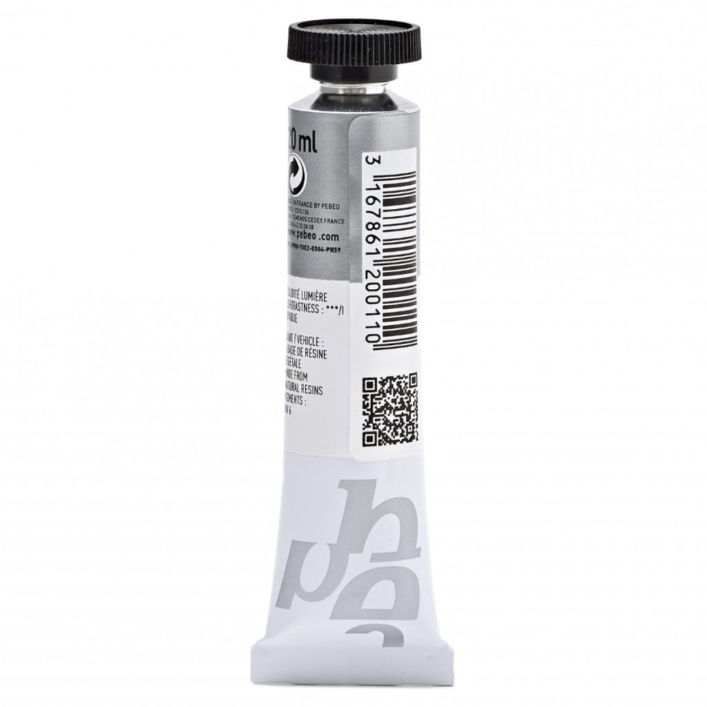 Pébéo GOUACHE T7 EXTRA FINE 20 ML BLANC TITANE SPECIAL Vue de dos